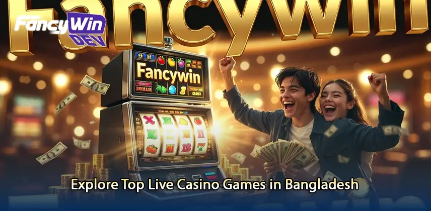 Fancywin Best Live Casino: games ও dealer guide Live casino dealer table, roulette ও baccarat game format বোঝানোর দৃশ্য